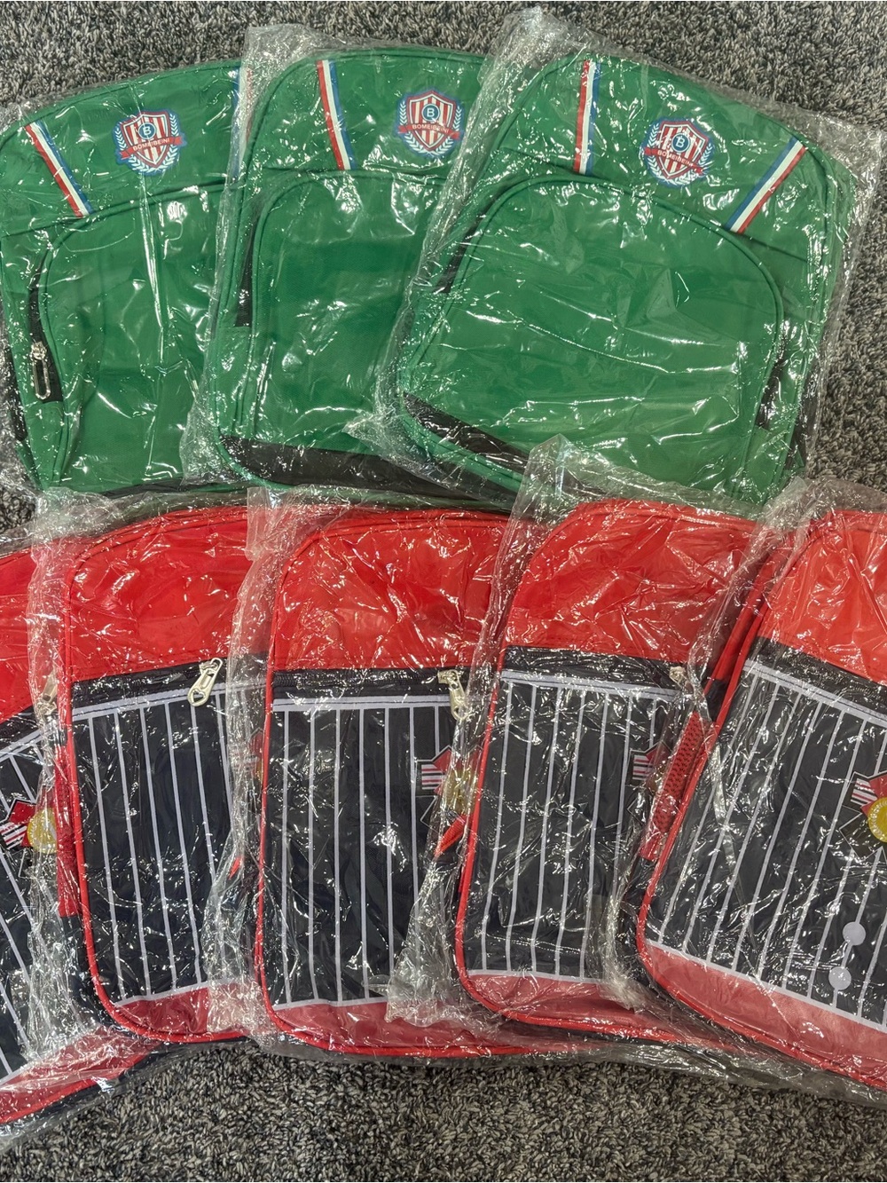Lot of 8 brand new backpacks